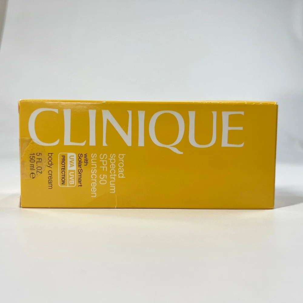 Clinique Sunscreen Body Cream SPF 50 Broad Spectrum 5oz NEW‎ SolarSmart UVA UVB - Picture 6 of 7